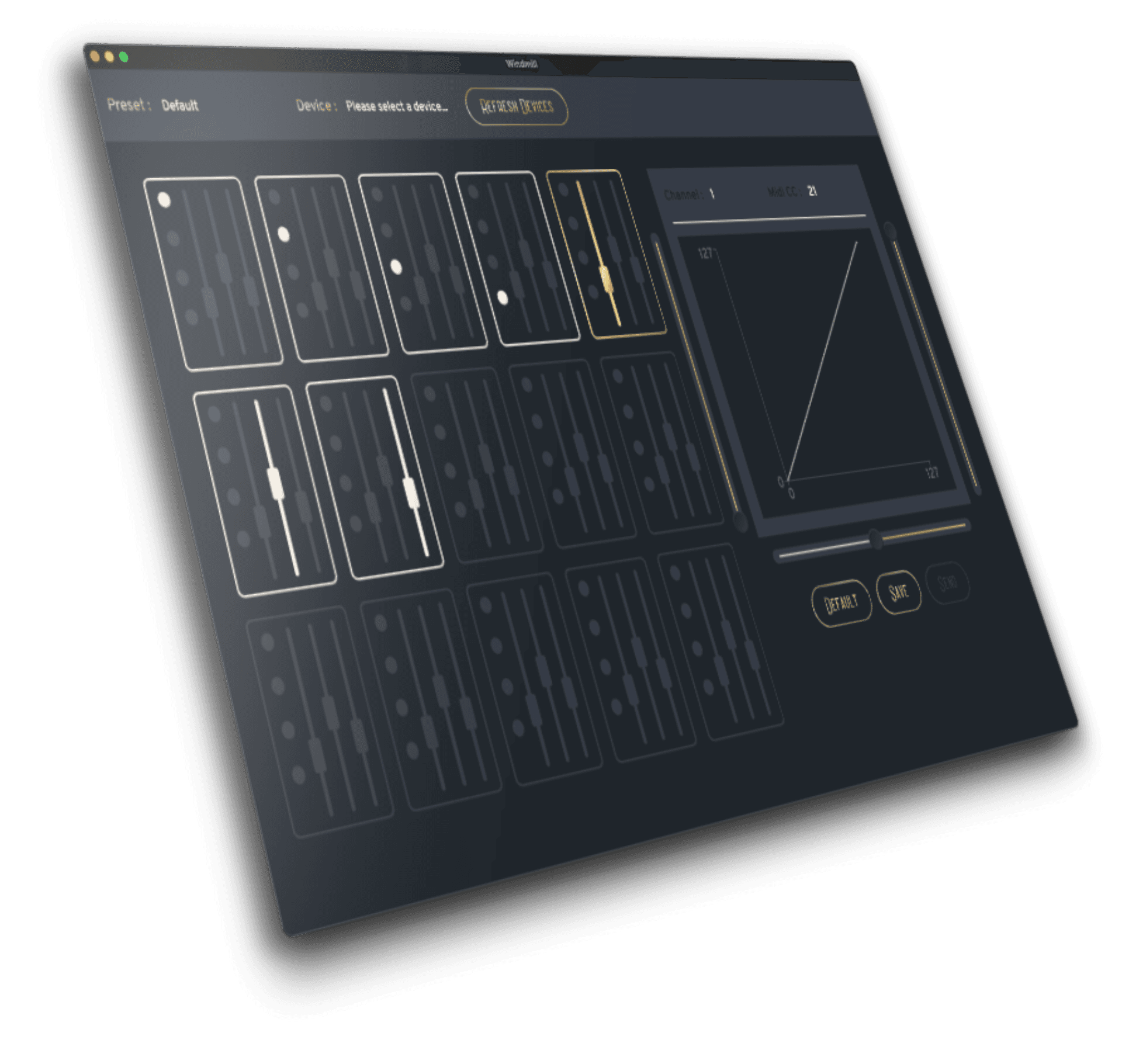 Windmill Preview : a software to customize midi mapping and craft presets
